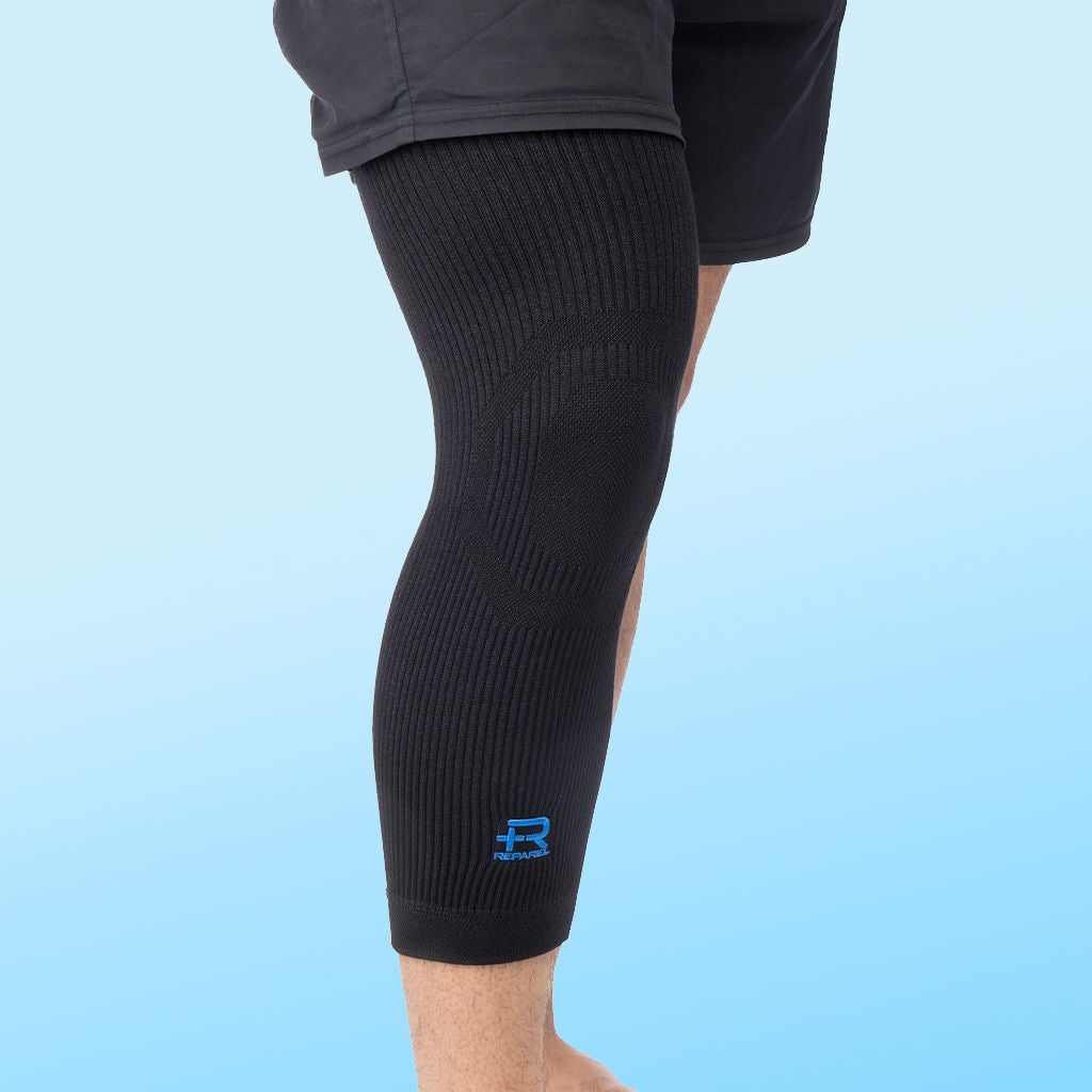 LUCKDANO Knee Brace Undersleeve Silk Knee Brace With Breathable Support  Closed